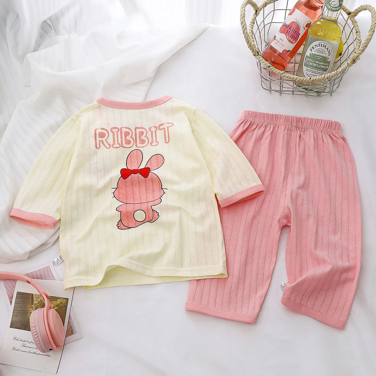 Pyjama Enfant Coton Doux – Ensemble Haut & Pantalon