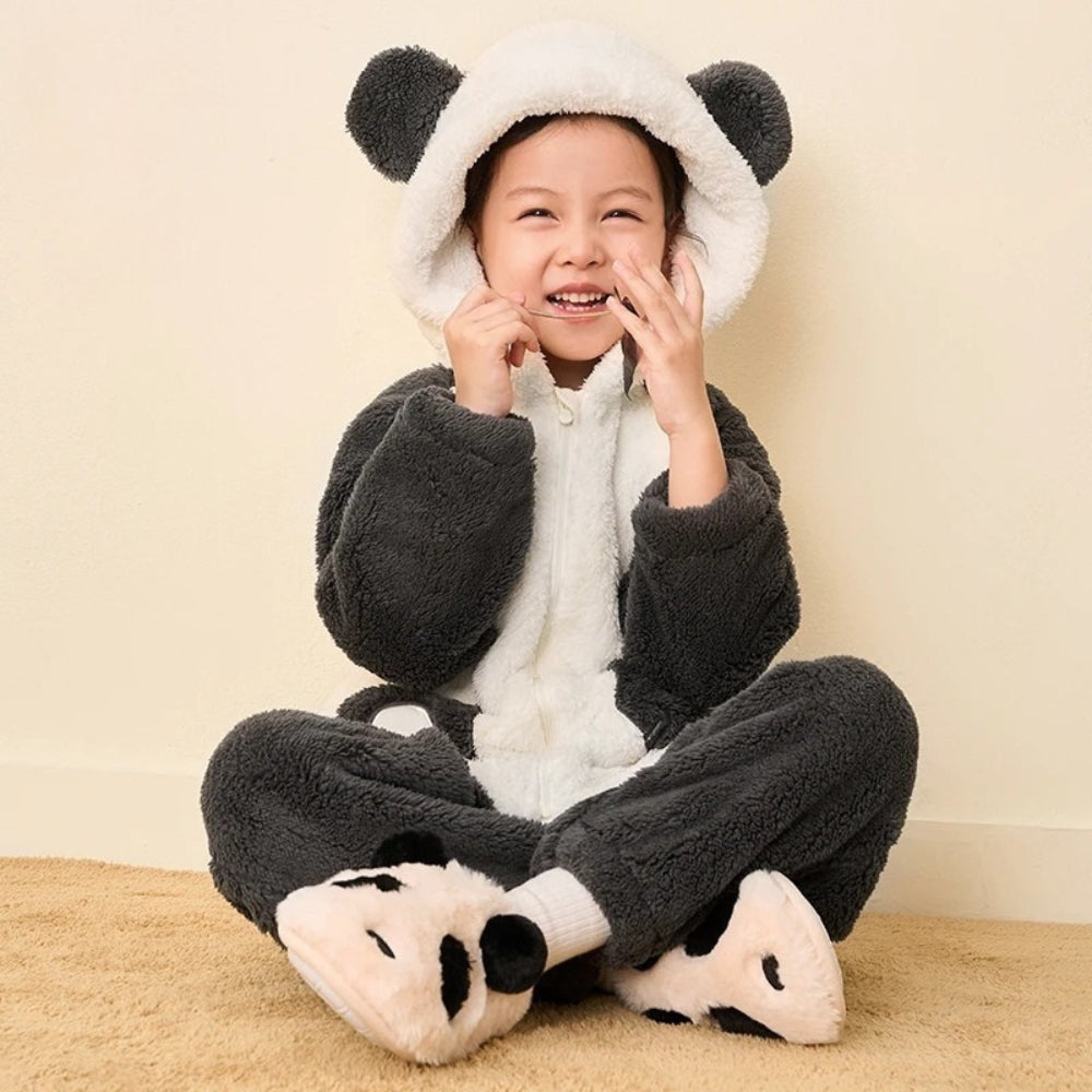 Pyjama Enfant Coton Confortable – Ensemble Chaud Hiver