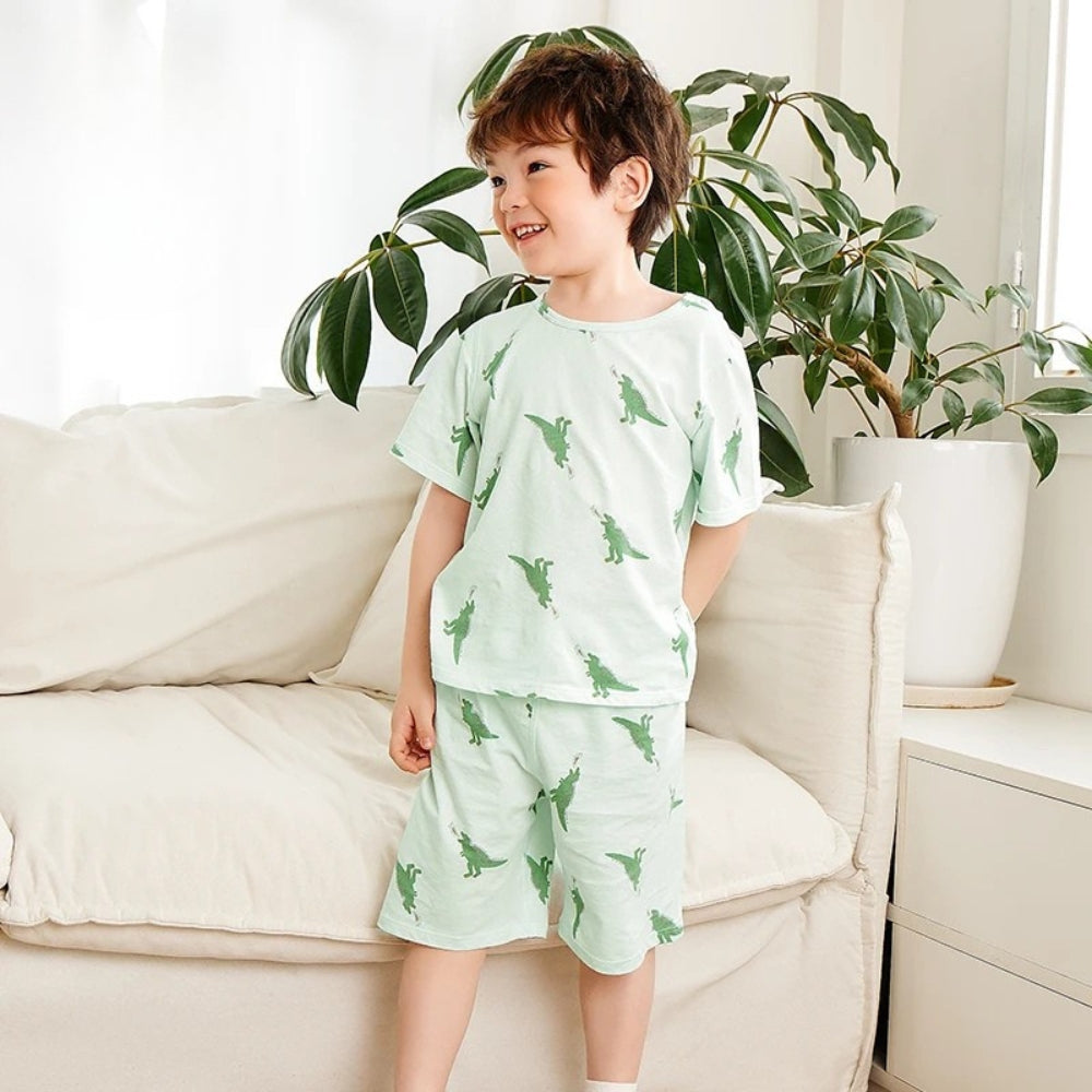 Pyjama Enfant Coton – Ensemble Léger Haut & Pantalon