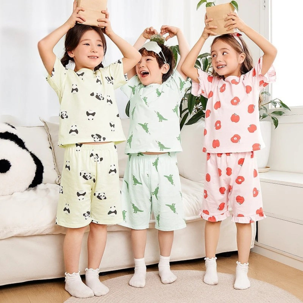 Pyjama Enfant Coton – Ensemble Léger Haut & Pantalon