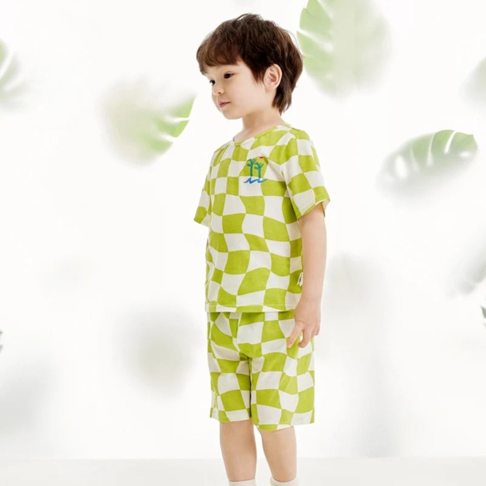 Pyjama Enfant Coton – Ensemble Haut & Pantalon Motif Cartoon