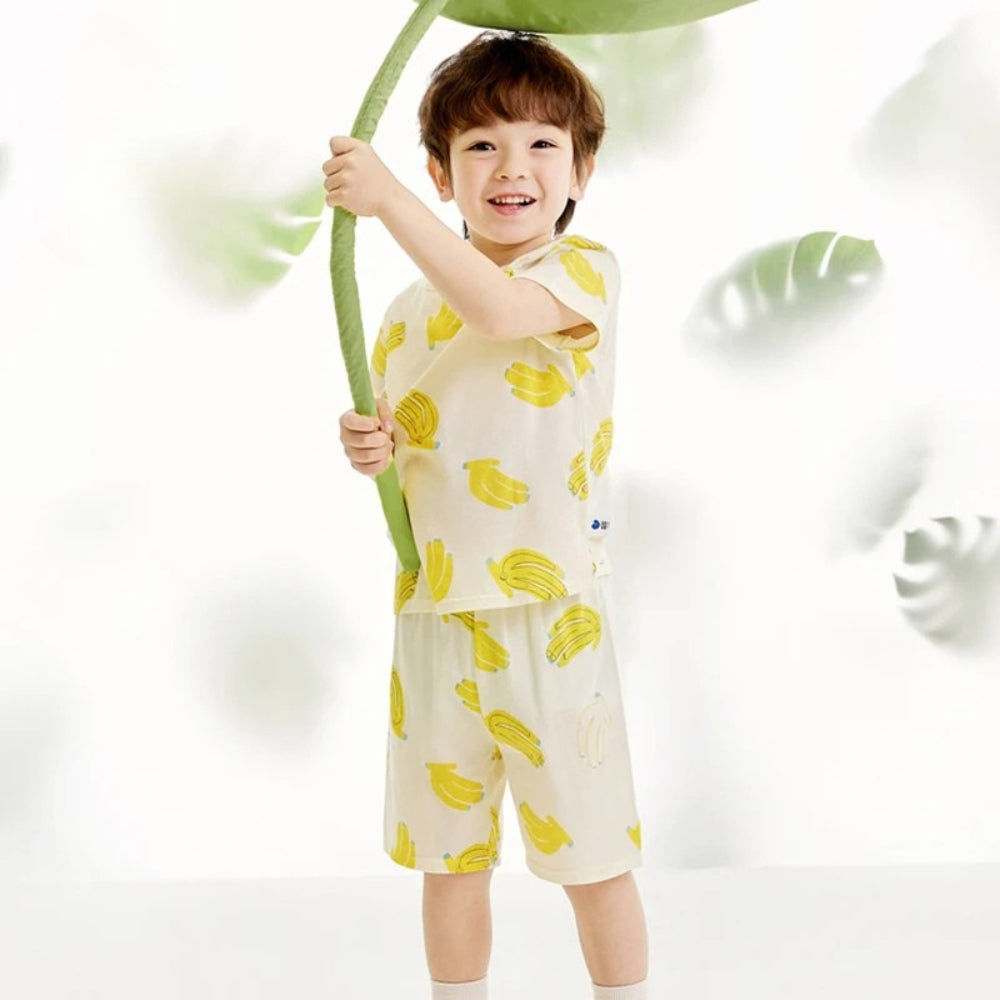 Pyjama Enfant Coton – Ensemble Haut & Pantalon Motif Cartoon