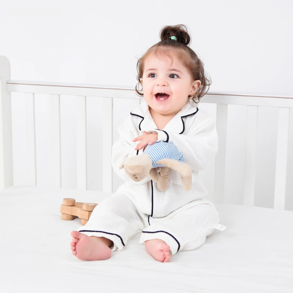 Pyjama Bébé Coton Mousseline – Grenouillère Longue Douce Toutes Saisons