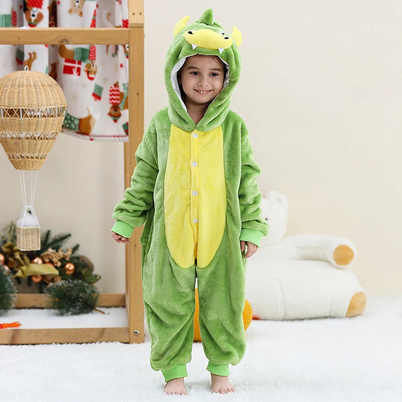Pyjama Enfant Polaire – Combinaison Chaude Unisexe