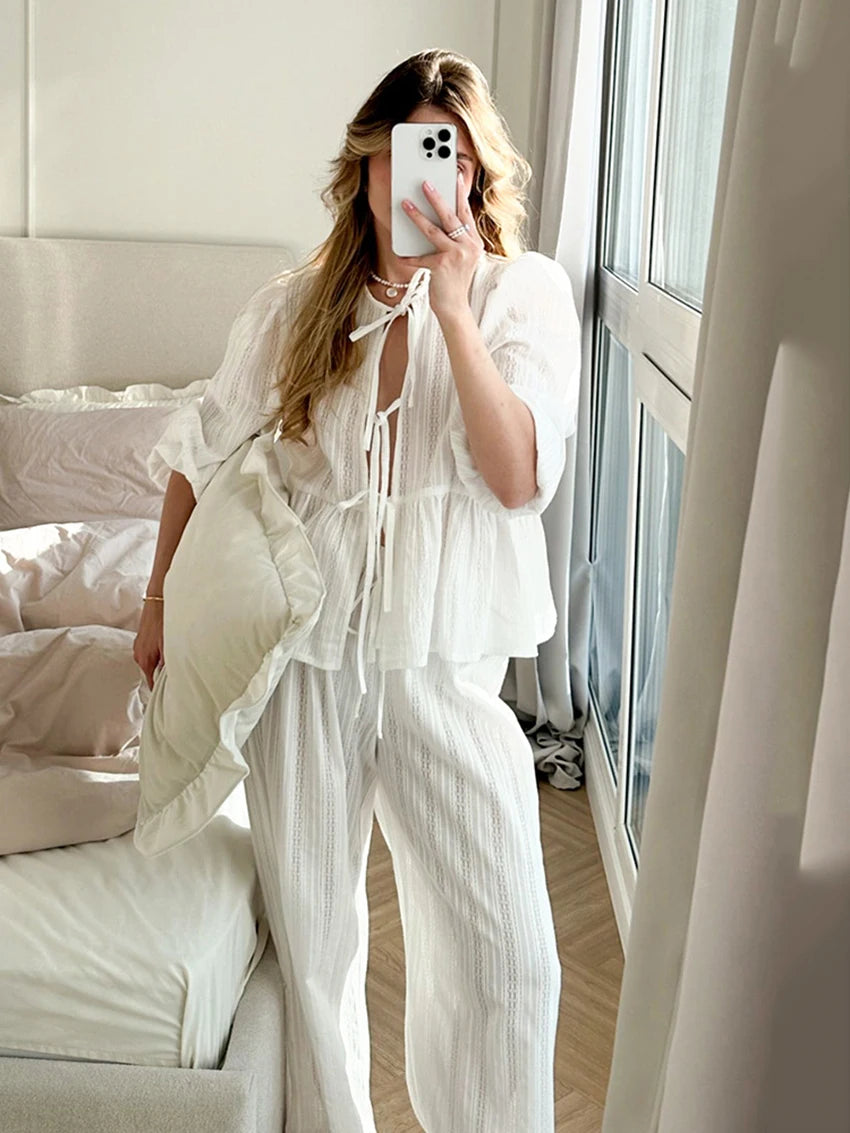 Ensemble Pyjama Femme Coton