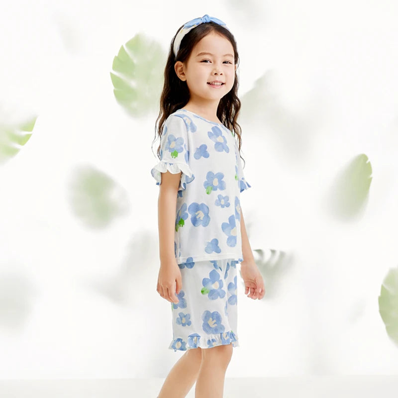 Pyjama Enfant Coton – Ensemble Haut & Pantalon Motif Cartoon