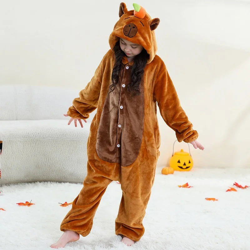 Pyjama Enfant Polaire – Combinaison Chaude Unisexe