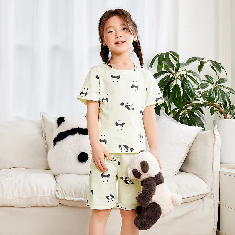 Pyjama Enfant Coton – Ensemble Léger Haut & Pantalon