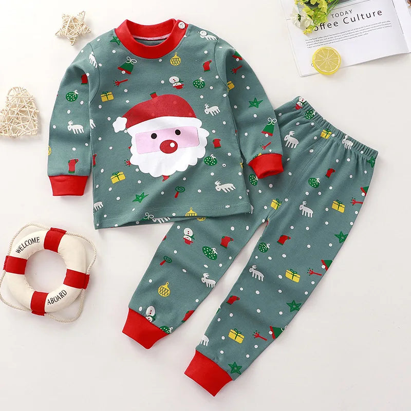 Pyjama Enfant Coton Cartoon Hiver – Ensemble Confortable