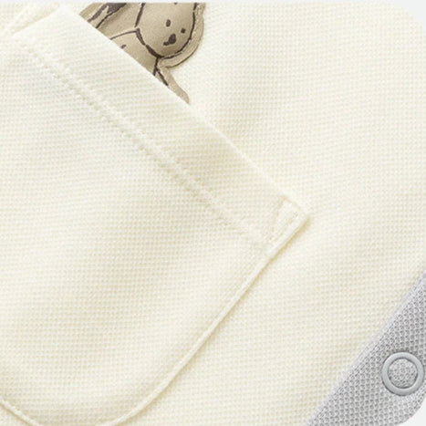 Pyjama Bébé Coton – Combinaison à Boutons Unie