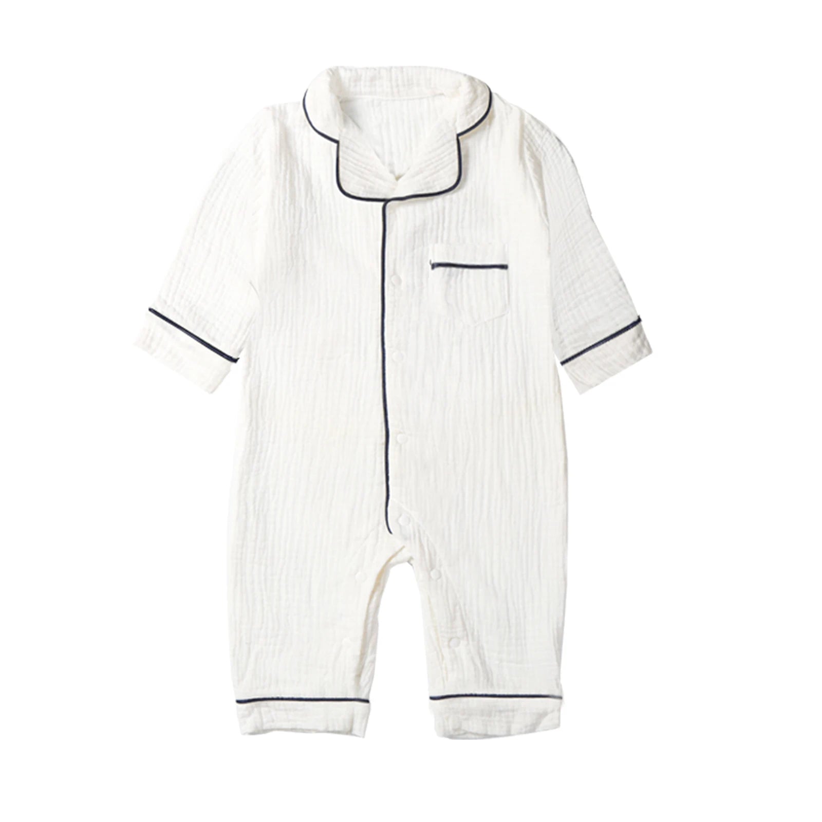Pyjama Bébé Coton Mousseline – Grenouillère Longue Douce Toutes Saisons