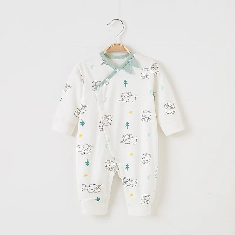 Pyjama Bébé Coton Doux – Grenouillère Manches Longues Toutes Saisons