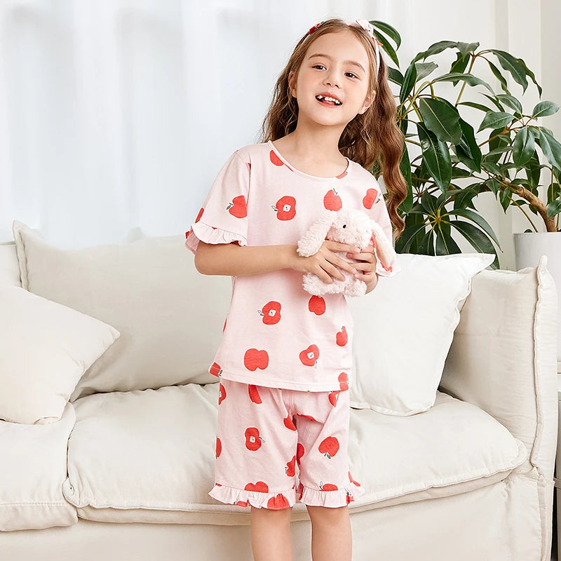 Pyjama Enfant Coton – Ensemble Léger Haut & Pantalon