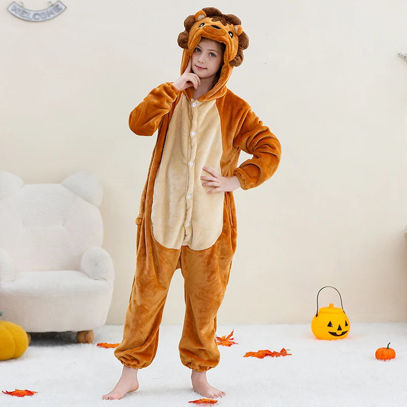 Pyjama Enfant Polaire – Combinaison Chaude Unisexe