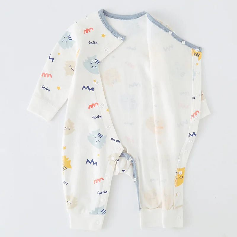 Pyjama Bébé Coton Doux – Grenouillère Manches Longues Toutes Saisons