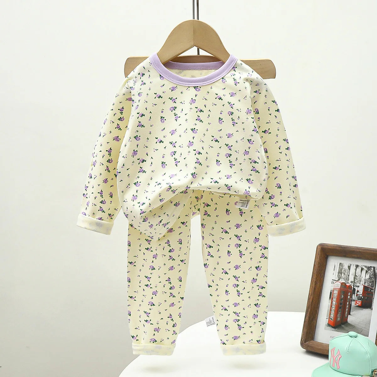 Pyjama Enfant – Ensemble 2 Pièces Coton Motif Géométrique