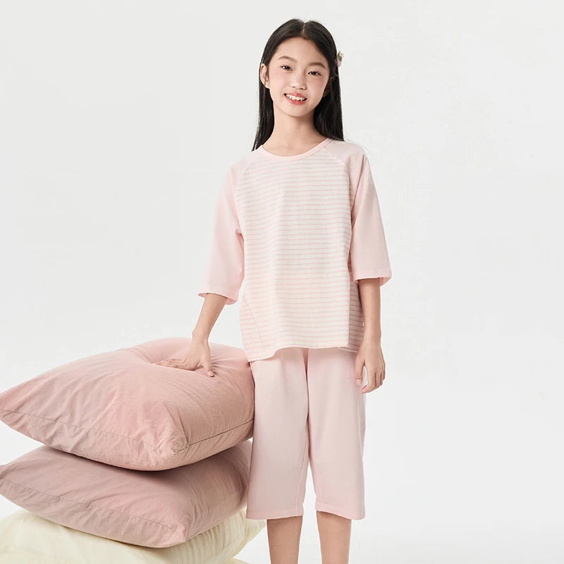 Pyjama Enfant Coton – Ensemble Léger Unisexe
