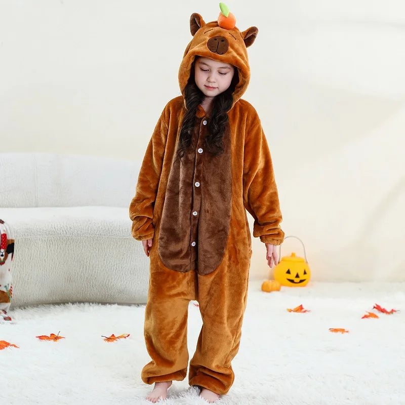 Pyjama Enfant Polaire – Combinaison Chaude Unisexe