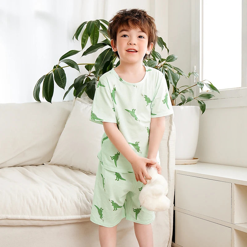 Pyjama Enfant Coton – Ensemble Léger Haut & Pantalon