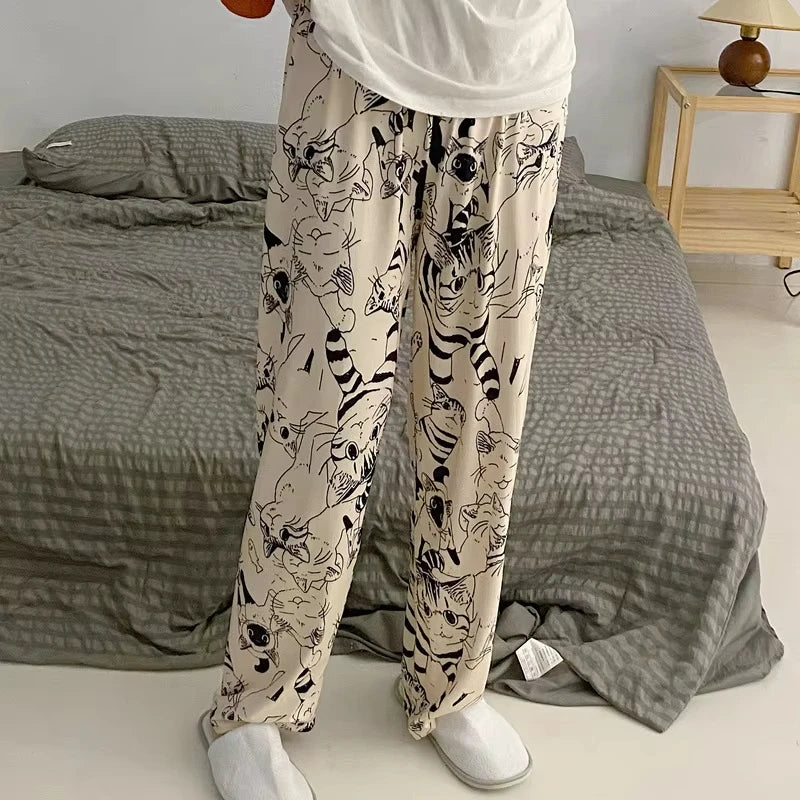Pantalon Pyjama Femme Imprimé Animal – Confort Funny & Cute