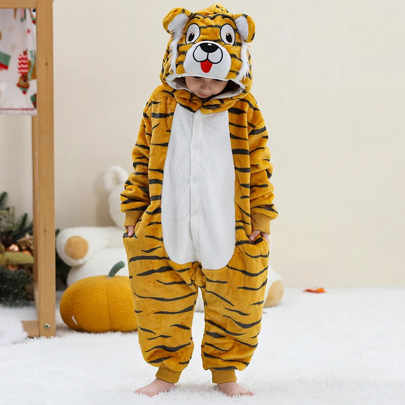 Pyjama Enfant Polaire – Combinaison Chaude Unisexe