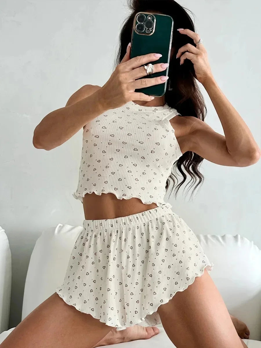 Ensemble Pyjama Femme Léopard