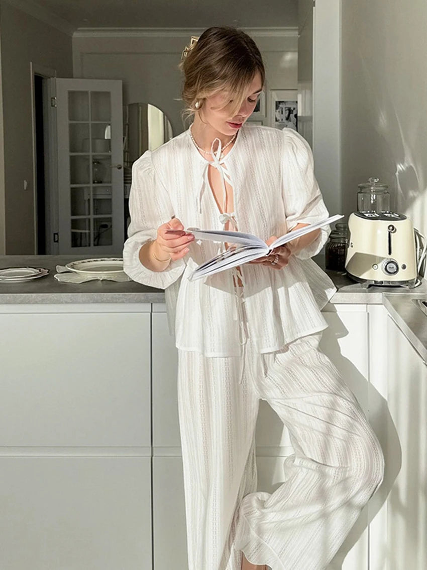 Ensemble Pyjama Femme Coton