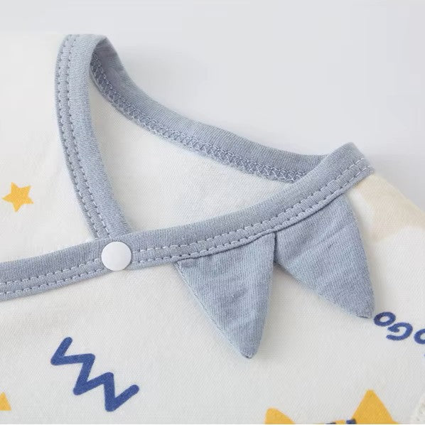 Pyjama Bébé Coton Doux – Grenouillère Manches Longues Toutes Saisons