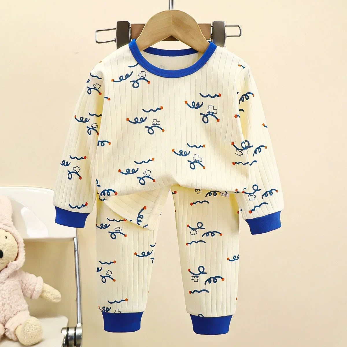 Pyjama Enfant Coton Confortable – Haut & Pantalon
