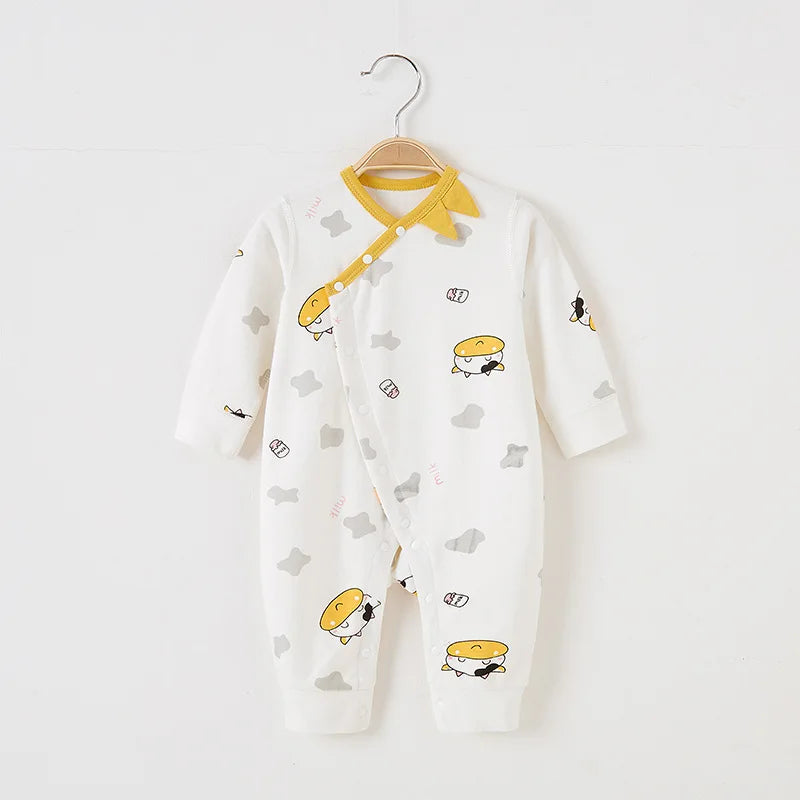 Pyjama Bébé Coton Doux – Grenouillère Manches Longues Toutes Saisons