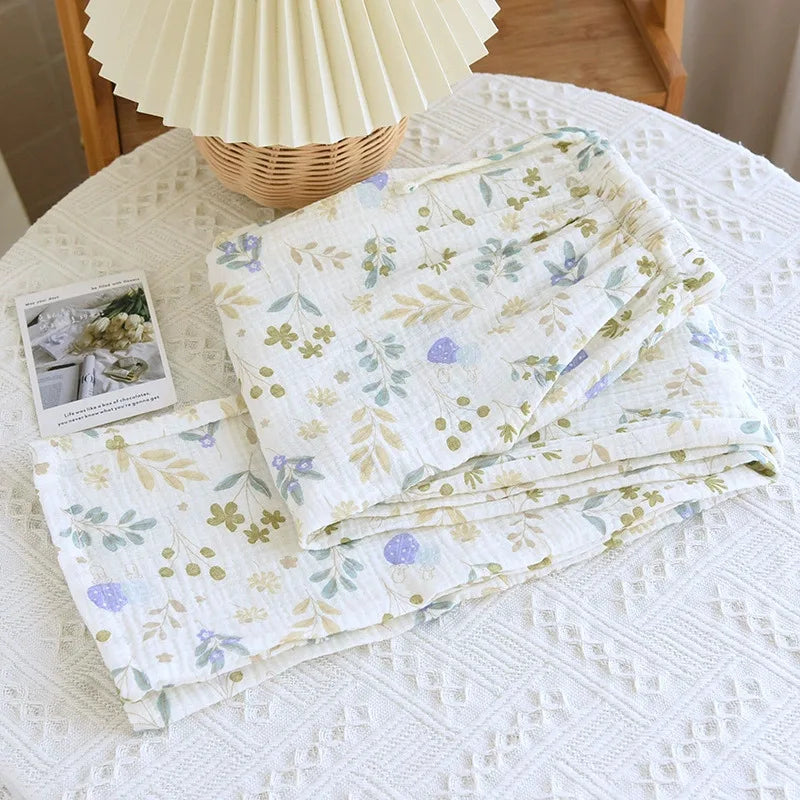 Pantalon Pyjama Femme Floral Coton  – Taille Élastique Confort