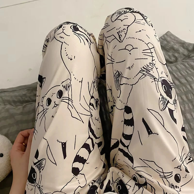 Pantalon Pyjama Femme Imprimé Animal – Confort Funny & Cute