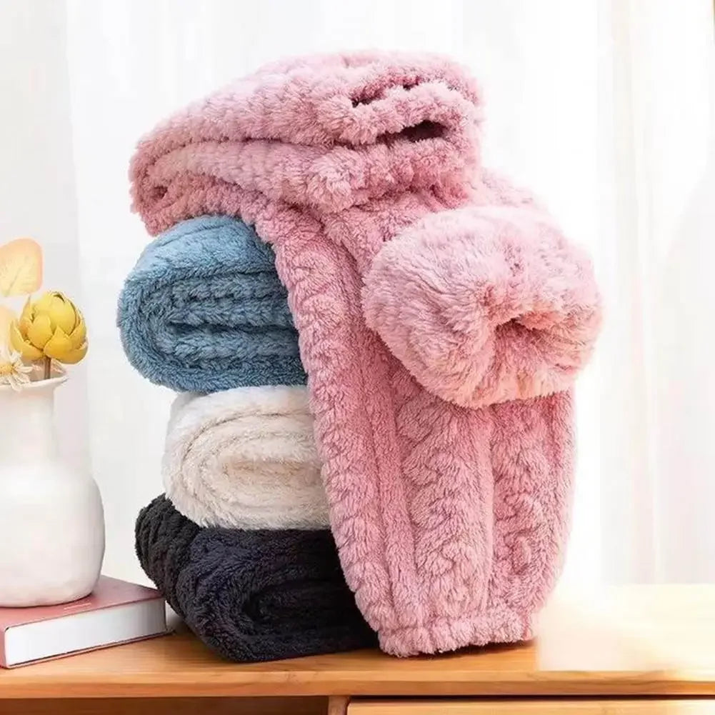 Pantalon Pyjama Femme Hiver Épais – Coton, Taille Élastique