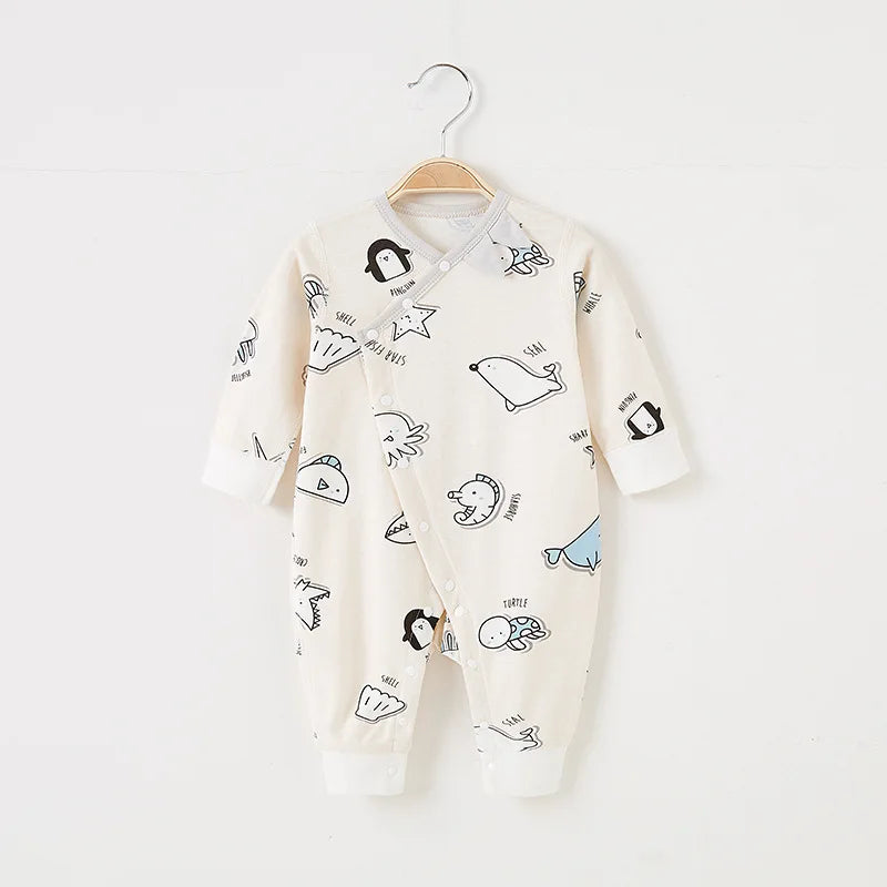 Pyjama Bébé Coton Doux – Grenouillère Manches Longues Toutes Saisons
