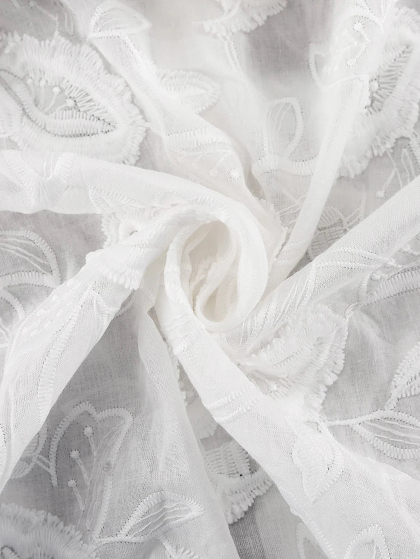 Pyjama Femme en Coton – Ensemble Chemise Boutonnée & Short Fluide