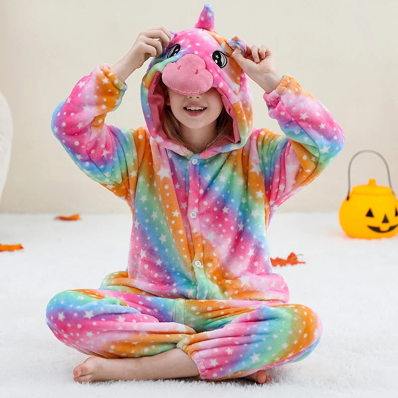 Pyjama Enfant Polaire – Combinaison Chaude Unisexe