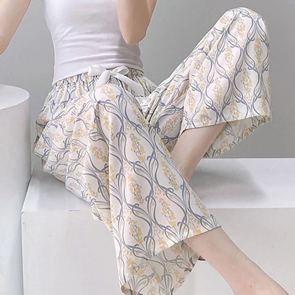 Pyjama Femme Confort – Pantalon Long Coton Léger