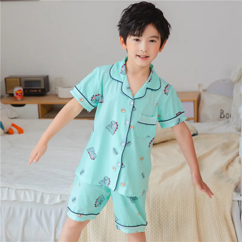 Pyjama Enfant Léger – Ensemble Respirant Haut & Pantalon