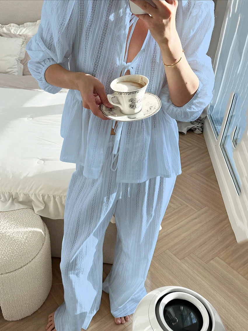 Ensemble Pyjama Femme Coton