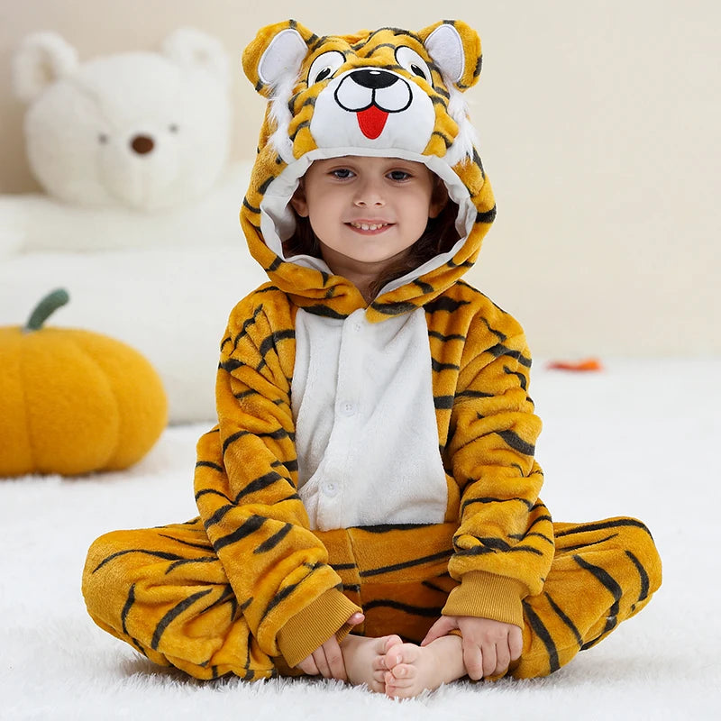 Pyjama Enfant Polaire – Combinaison Chaude Unisexe