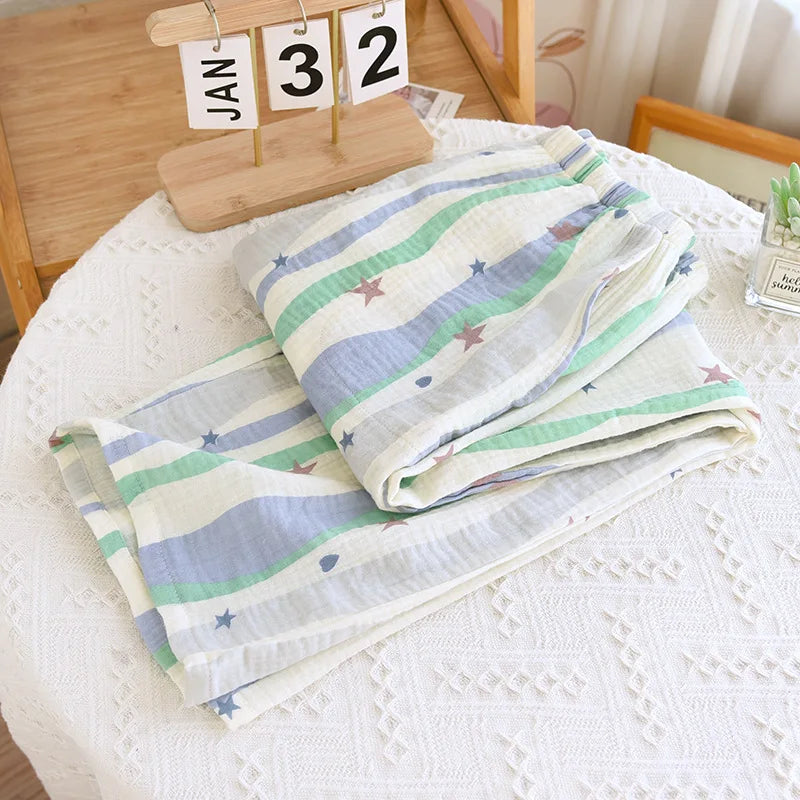 Pantalon Pyjama Femme Floral Coton  – Taille Élastique Confort