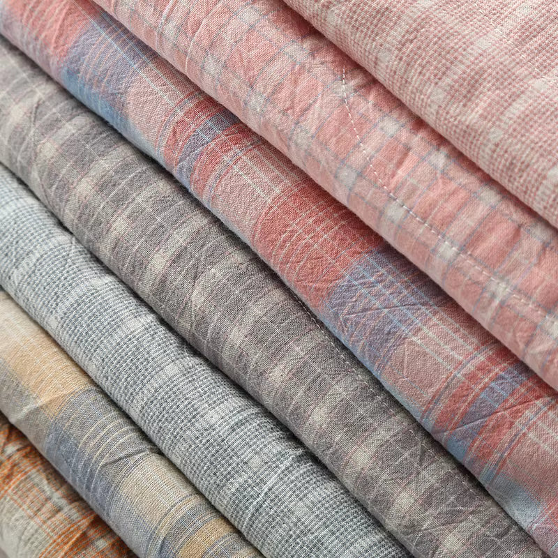 Pantalon Pyjama Femme en Coton à Carreaux – Taille Élastique, Coupe Droite